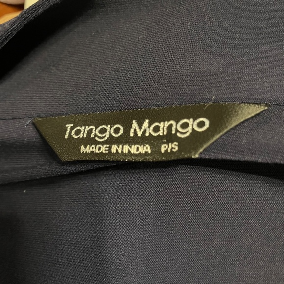 Short Mango Tango Jacket navy Blue Size Small - Picture 6 of 7